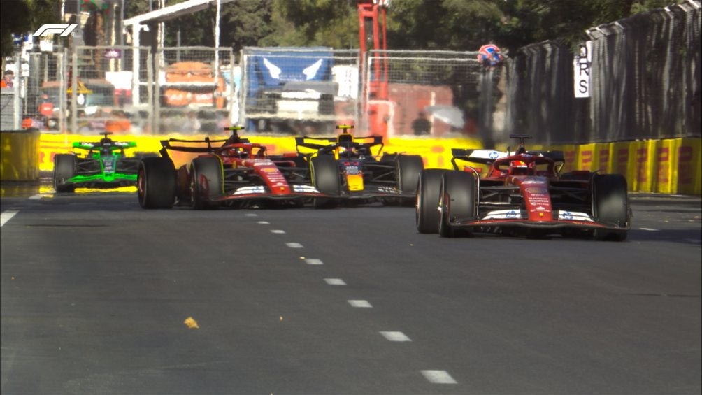 Españoles reconocen error de Carlos Sainz en accidente con Checo Pérez