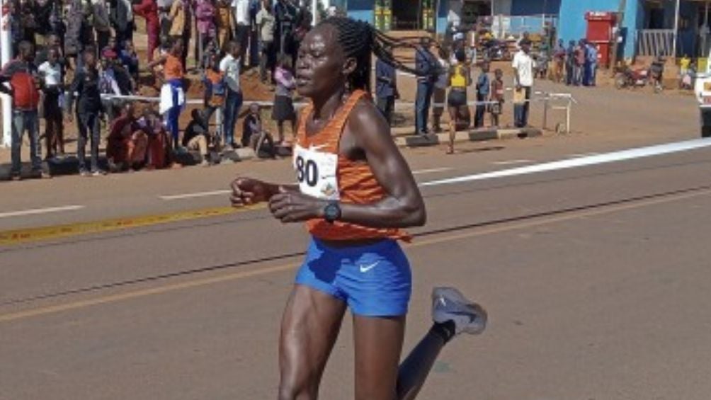 Cheptegei durante una carrera