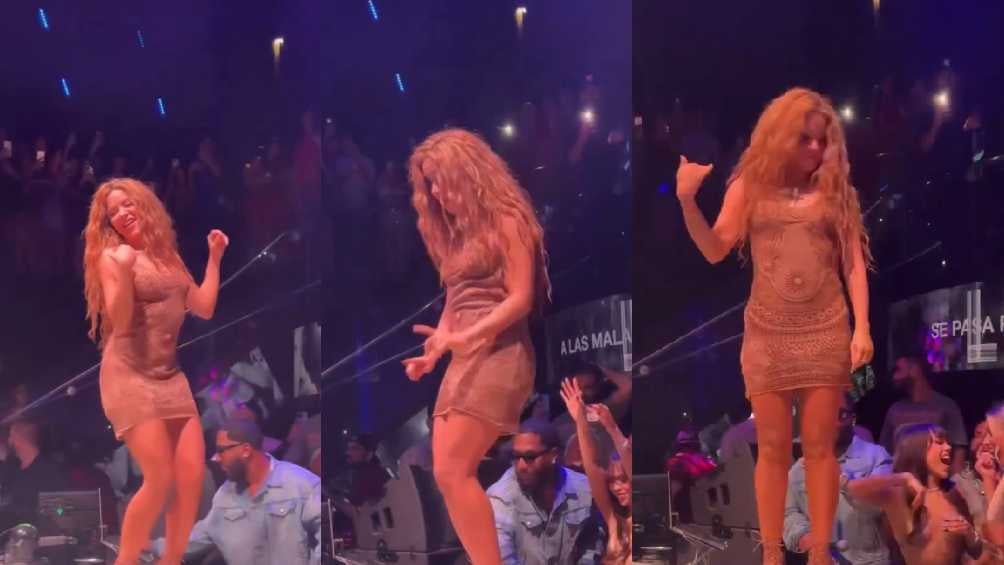 Shakira se percató que la grababan indebidamente mientras bailaba. 