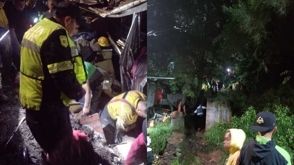 Cuerpos de emergencia del Edomex ya trabajan en la zona. 