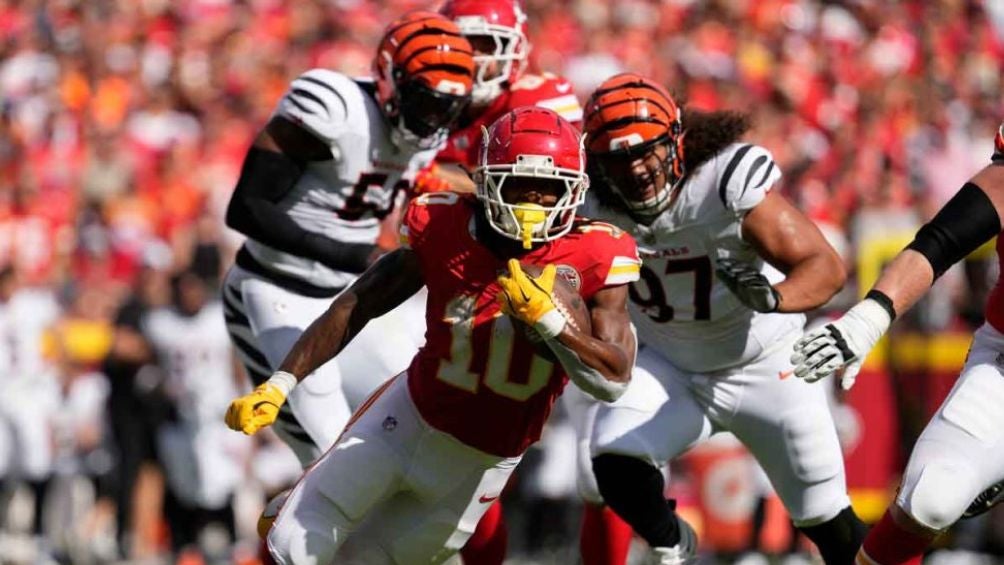 Pacheco en el duelo ante Bengals