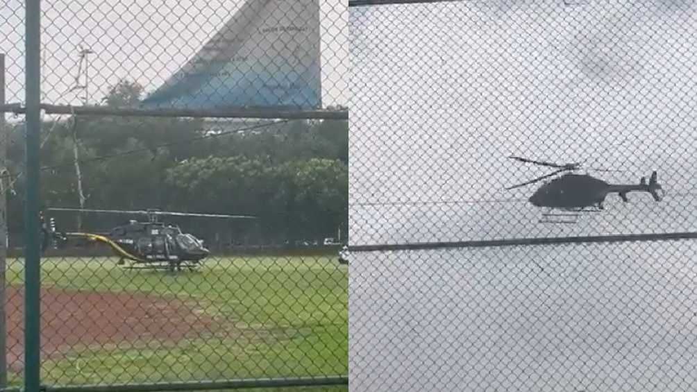 Un elemento de la SSC resultó herido y fue trasladado al hospital en helicóptero. 