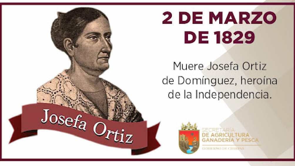 Josefina Ortiz de Domínguez es considerada una heroína de la Independencia. 