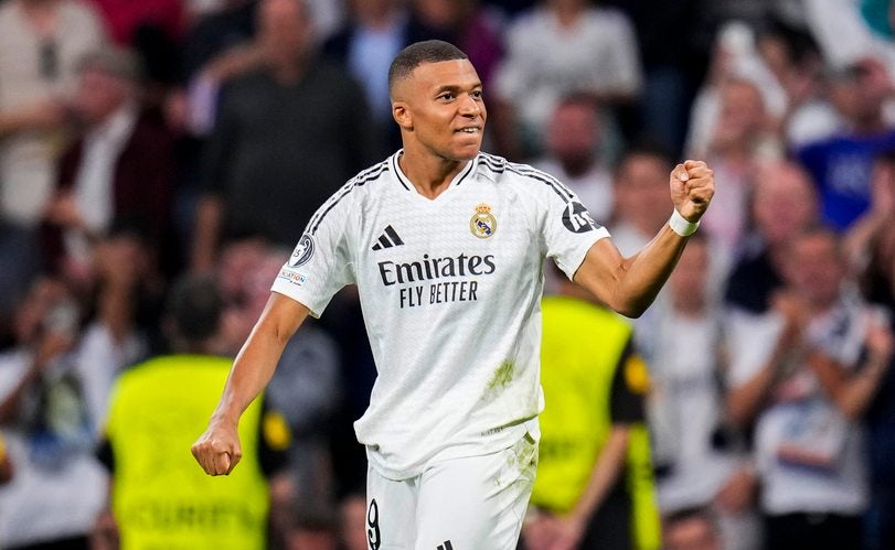 Mbappé se estrenó con el Madrid en Champions