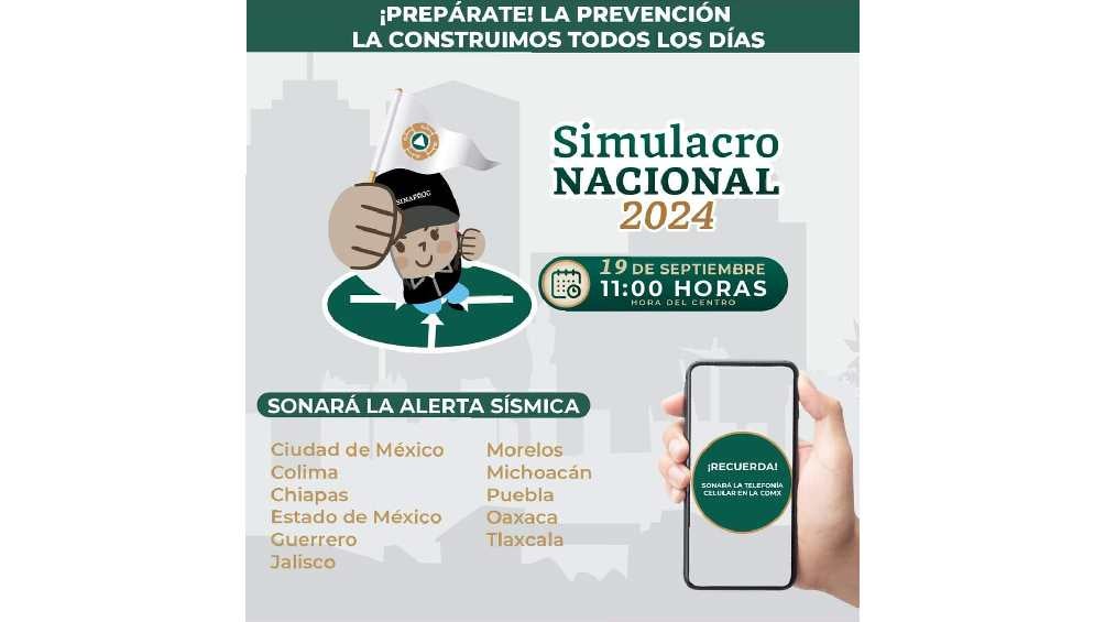 Por primera vez las personas recibirán un mensaje de alerta en sus celulares. 