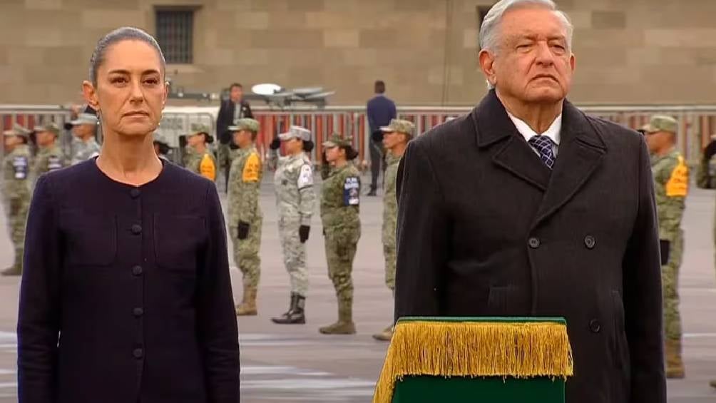 El presidente López Obrador y la presidenta electa conmemoraron las victimas de los sismos 1985 y 2017. 