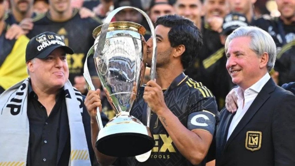 Carlos Vela salió campeón con LAFC