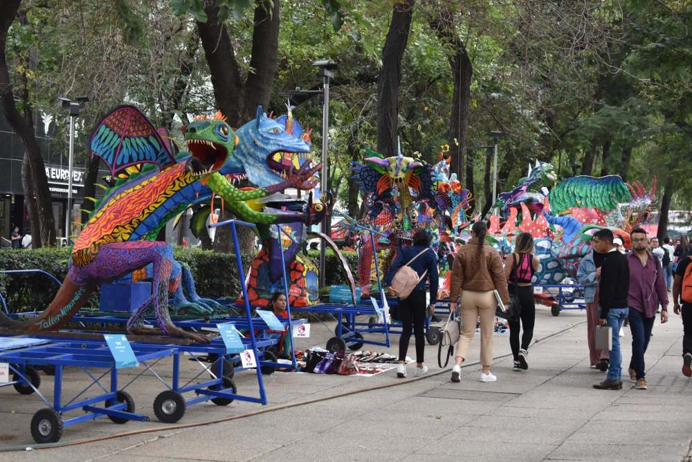 La exposición temporal estará sobre Paseo de la Reforma.