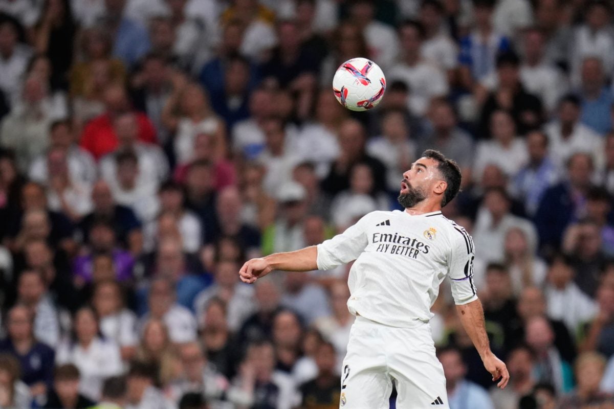 Carvajal hizo el gol del empate para los Merengues