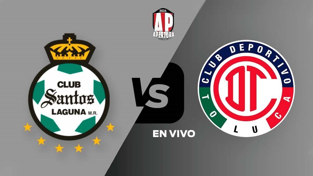 Santos vs Toluca EN VIVO ONLINE Liga MX Journey 9 Apertura 2024