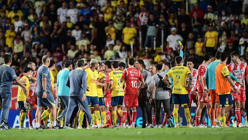 La bronca entre Necaxa y América