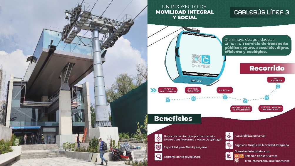 La Línea 3 del Cablebús atravesará varias secciones del Bosque de Chapultepec. 