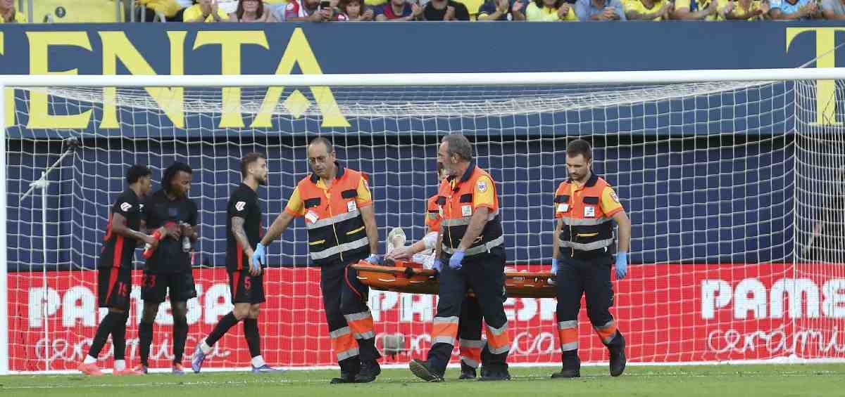 Ter Stegen tuvo que salir del campo 