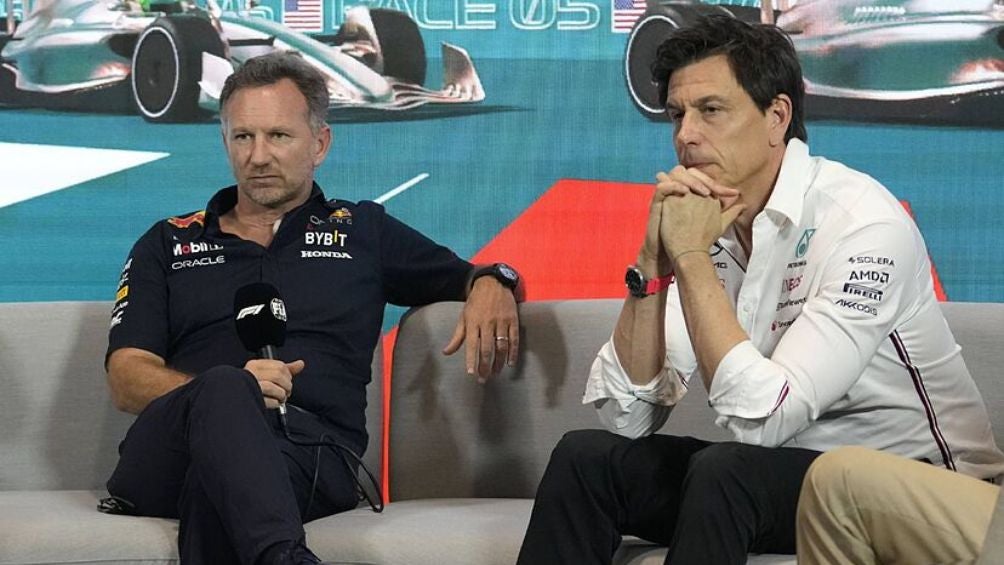 Horner y Toto Wolff