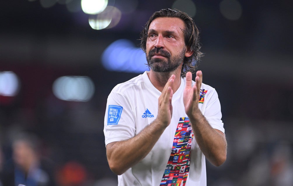 Andrea Pirlo en juego de leyendas