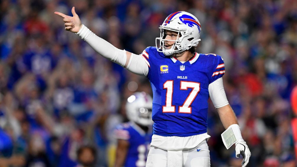 Josh Allen lanzó cuatro TD