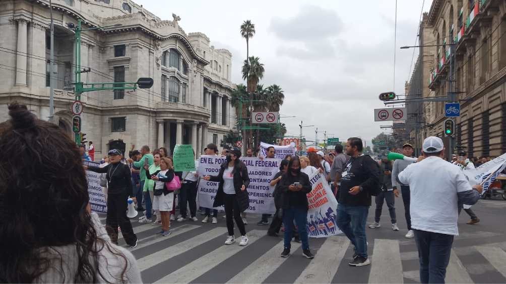 El Eje central es una de las avenidas afectadas por manifestantes. 