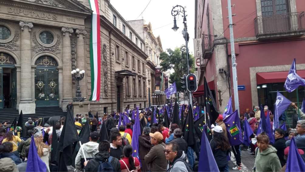 El Senado fue blindado para evitar manifestaciones. 