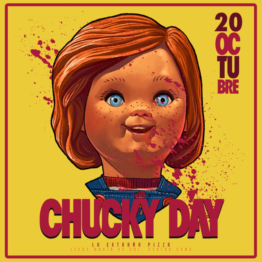 El 'Chucky Day' será en La Extraña Pizza el próximo 20 de octubre a partir de las 13:00 horas.