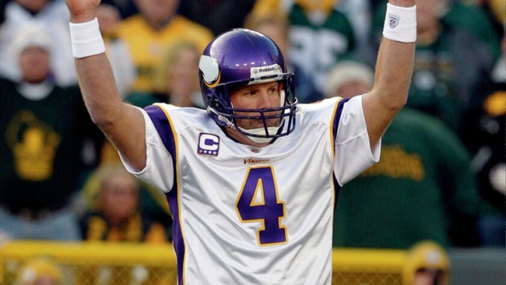 Brett Favre con los Minnesota Vikings