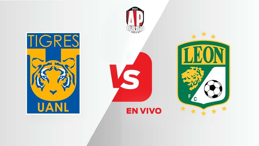 Tigres vs León EN VIVO ONLINE Liga MX Apertura 2024 Jornada 10