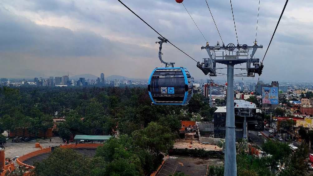 La Línea 3 del Cablebús correrá de Santa Fe a Los Pinos. 