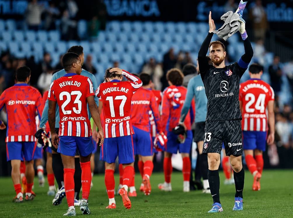 Atlético celebra la victoria