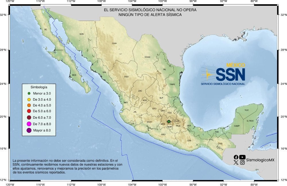 La CDMX ha sido sacudida tres veces por los microsismos.