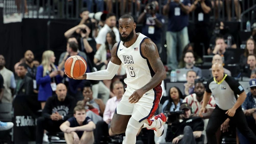 LeBron durante los Juegos Olímpicos de París