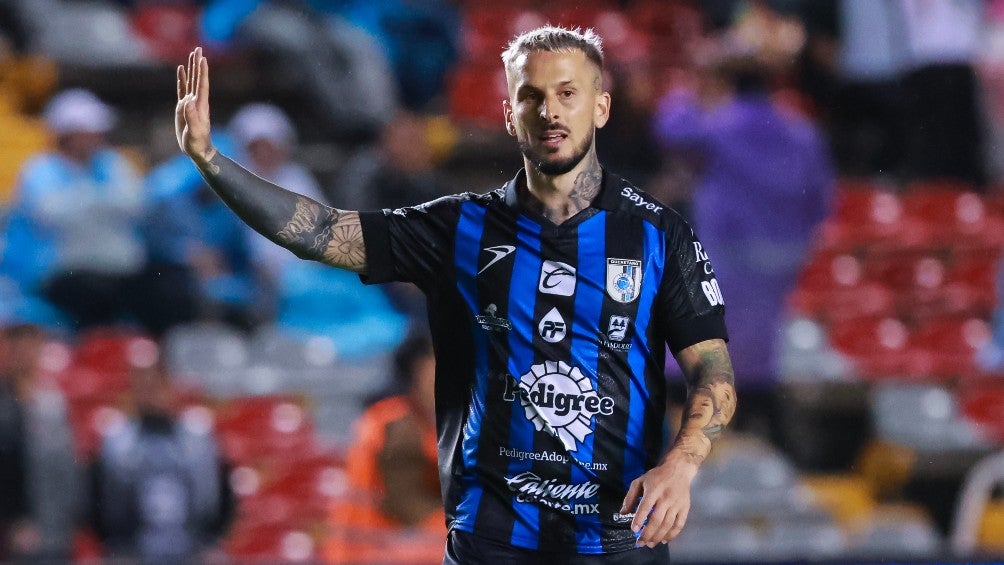 Pipa Benedetto durante el partido