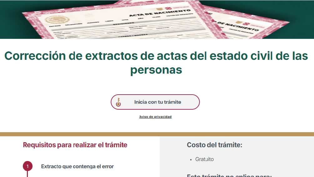 El Registro Civil de la CDMX ofrece diferentes trámites a través de sus plataformas digitales. 