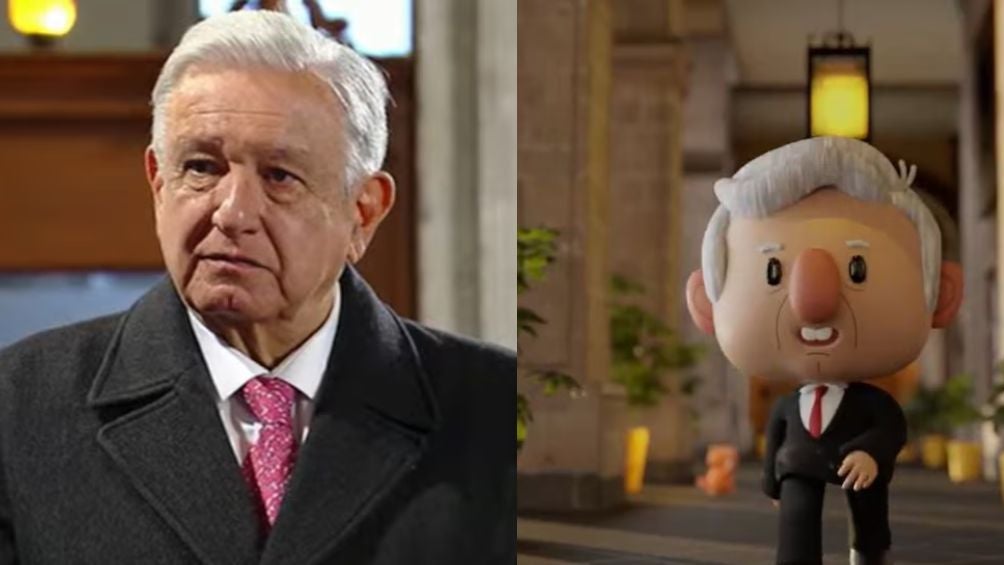 AMLO llora durante su última conferencia. 