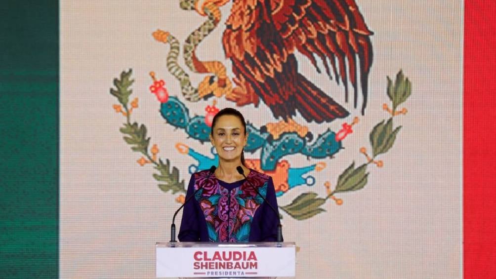 Claudia Sheinbaum se convertirá en la primera mujer presidenta de México. 