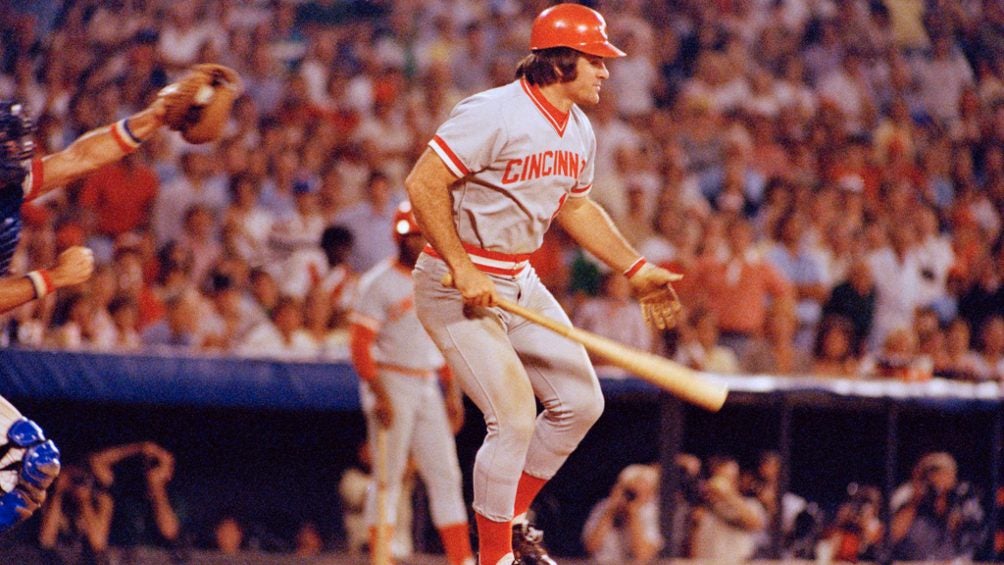 Pete Rose conectó 4 mil 256 hits