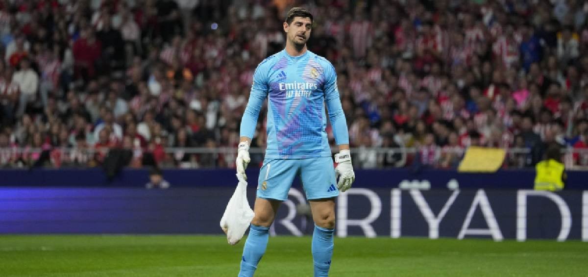 Courtois en el Derbi