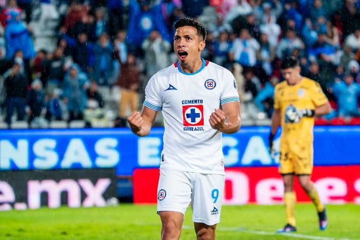 Ángel Sepúlveda festeja un gol