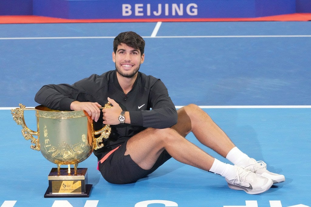 Alcaraz vino de atrás para ganar el partido 