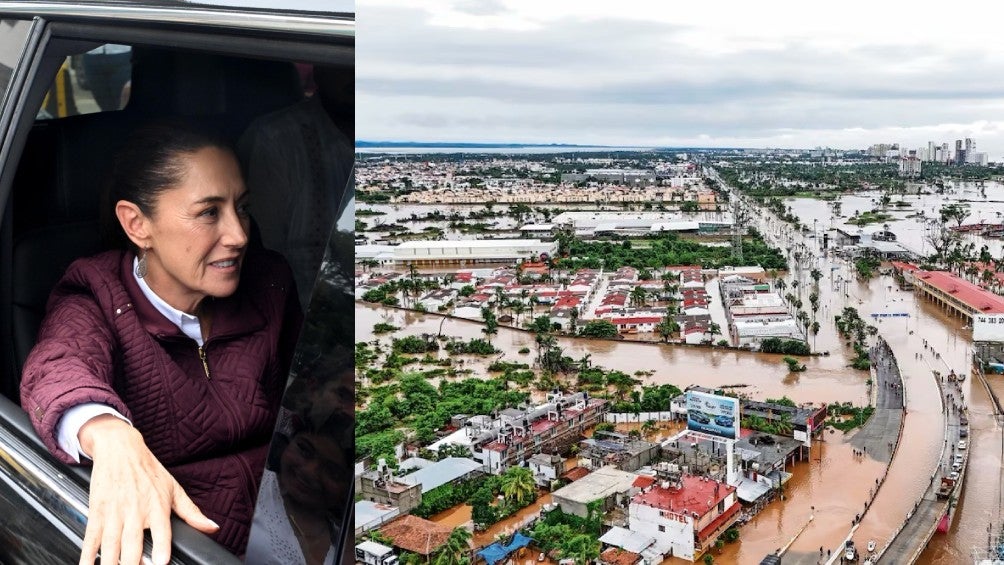 Claudia Sheinbaum visitó Acapulco para supervisar daños por "John"