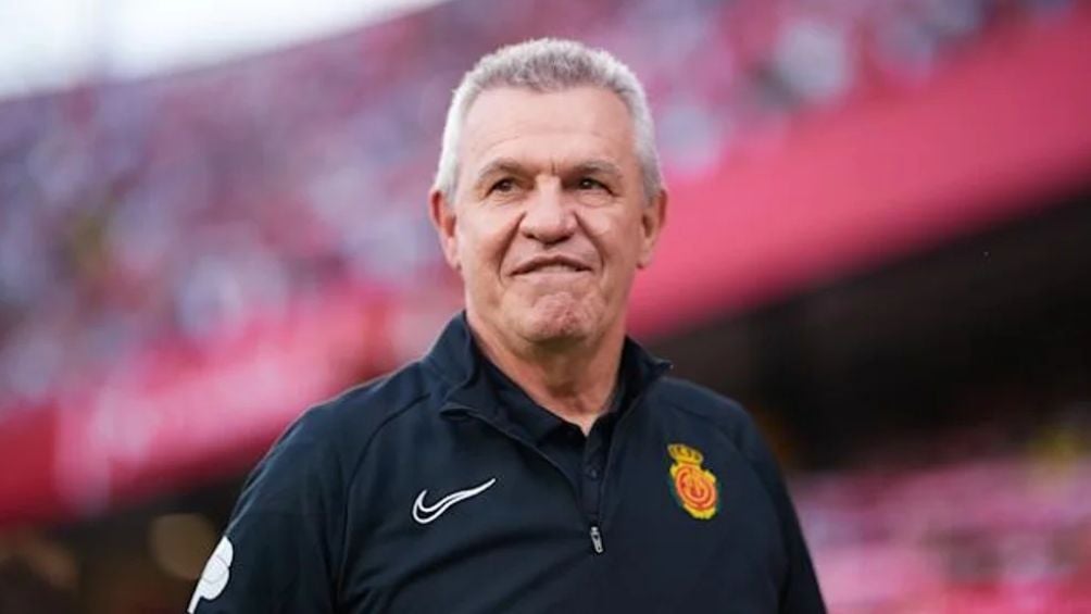 Javier Aguirre con el Mallorca