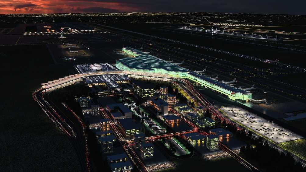 El Aeropuerto Internacional Felipe Ángeles fue inaugurado en 2022. 