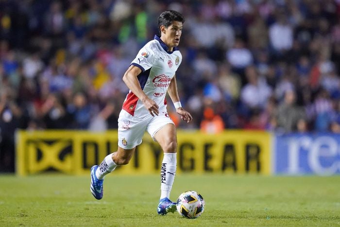 José Castillo en un partido de Chivas