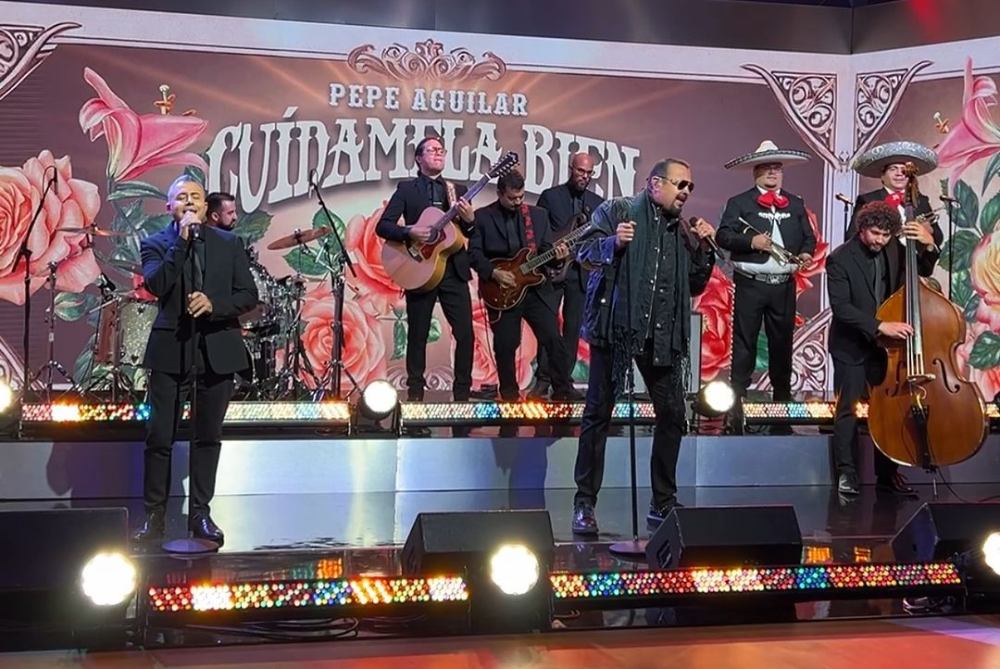 Pepe Aguilar anda promocionando el tema dedicado a Christian Nodal.