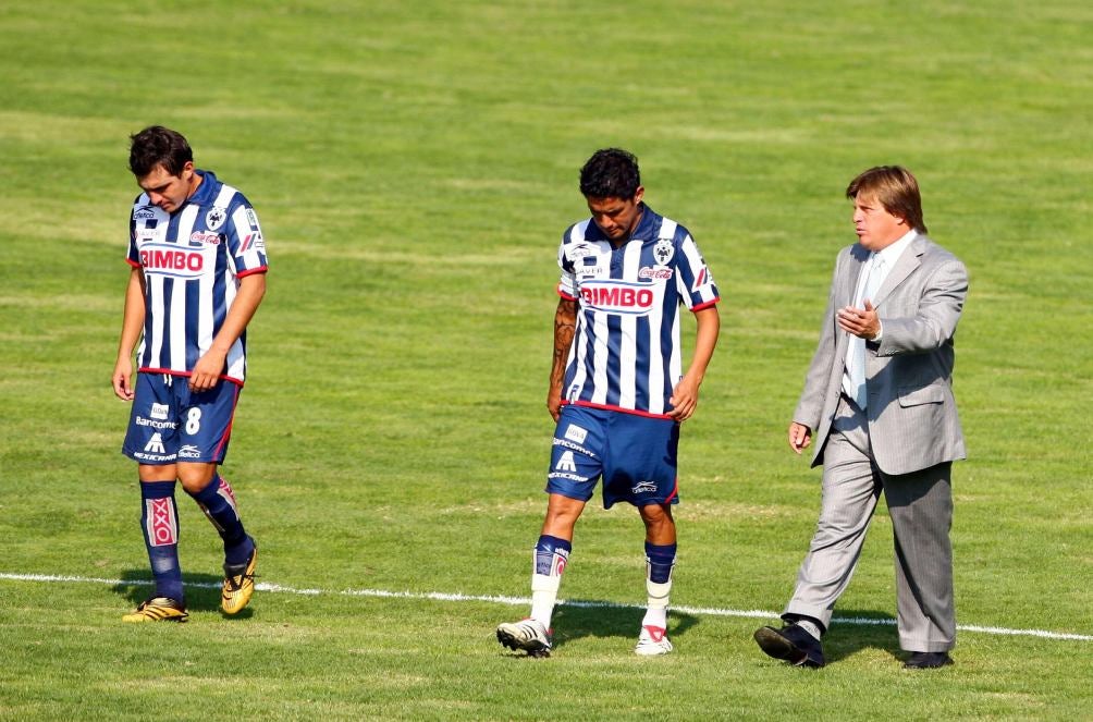 Herrera en su etapa con Rayados 