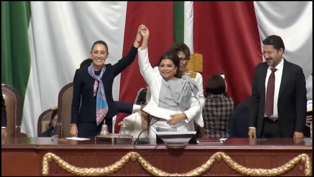 Clara Brugada dijo que trabajará de la mano con Claudia Sheinbaum.