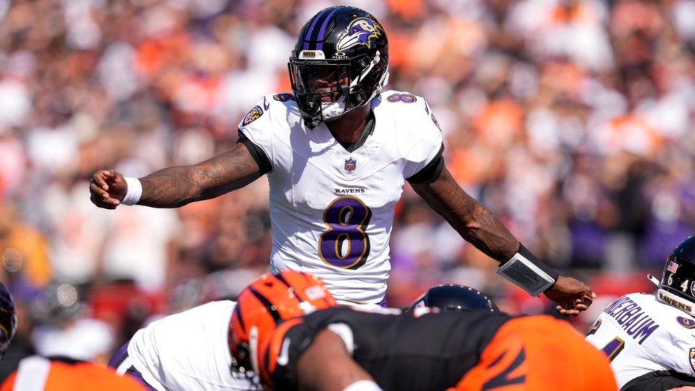 Lamar Jackson comandó la victoria de Ravens