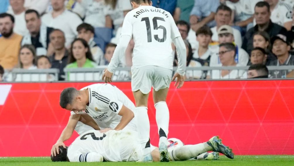 Carvajal salió lesionado