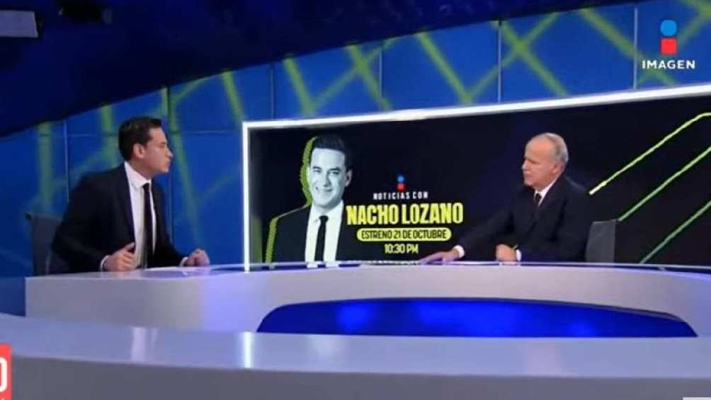 Ciro Gómez Leyva presentó a Nacho Lozano como su reemplazo en Imagen Televisión. 