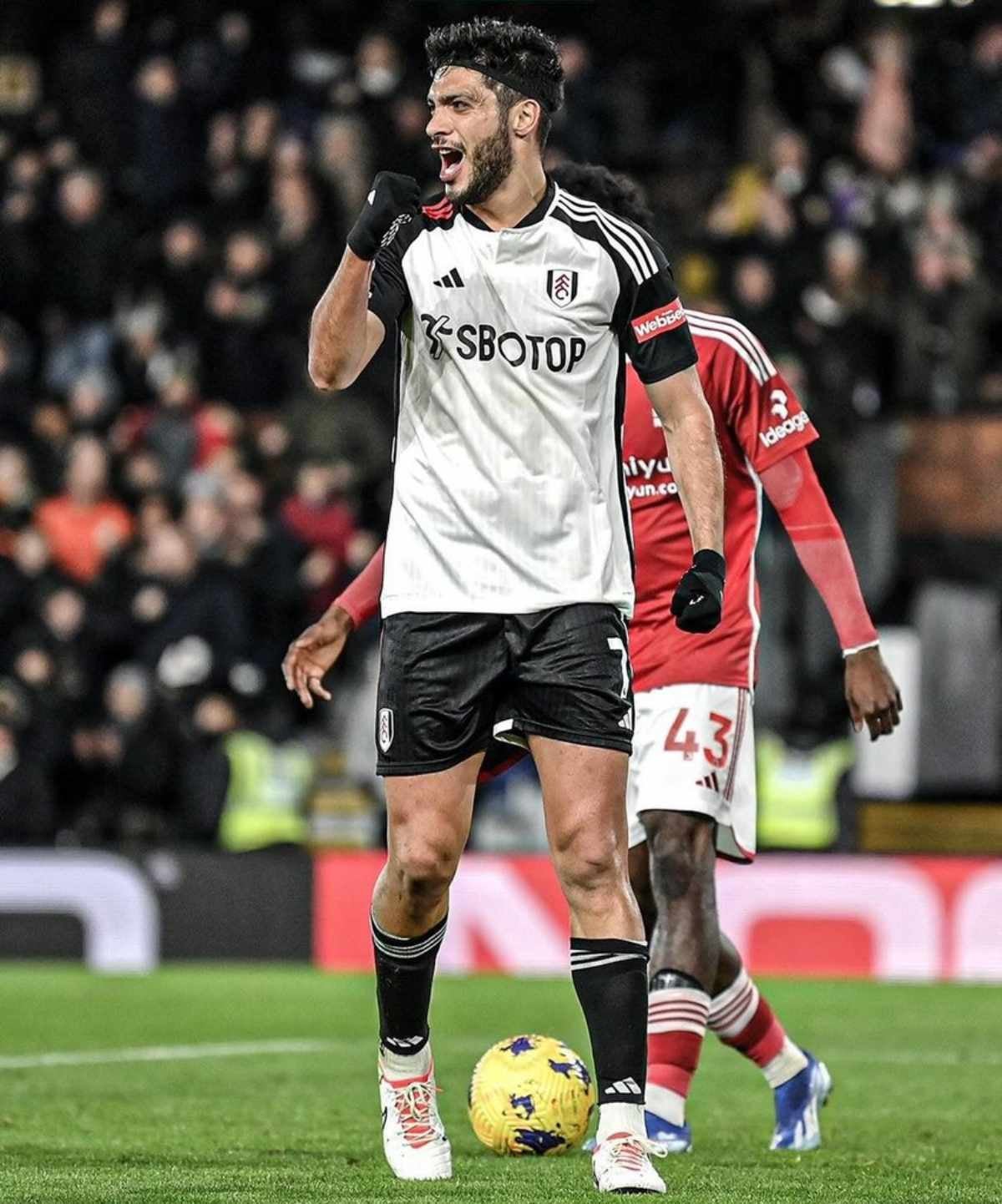 Raúl en la cancha 