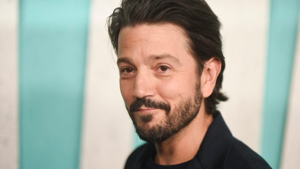 Diego Luna en presentación de 'La Máquina'