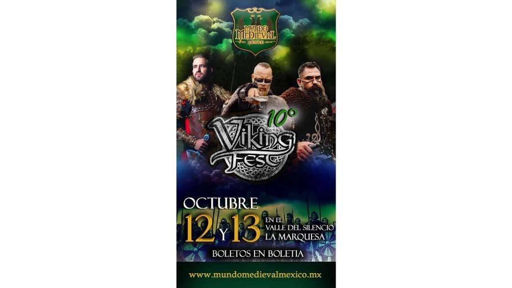 12 y 13 de octubre se llevará a cabo el Festival Vikingo 2024 en CDMX. 